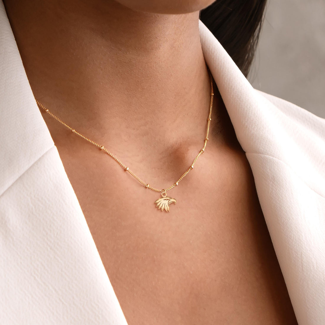 Eagle Head Pendant Necklace