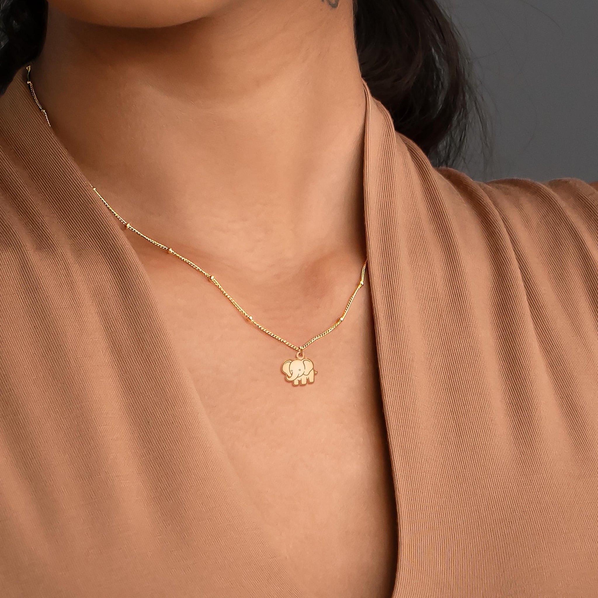 Elephant Charm Necklace