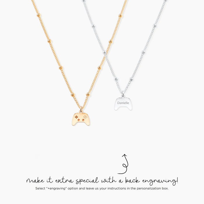 Game Controller Charm Necklace