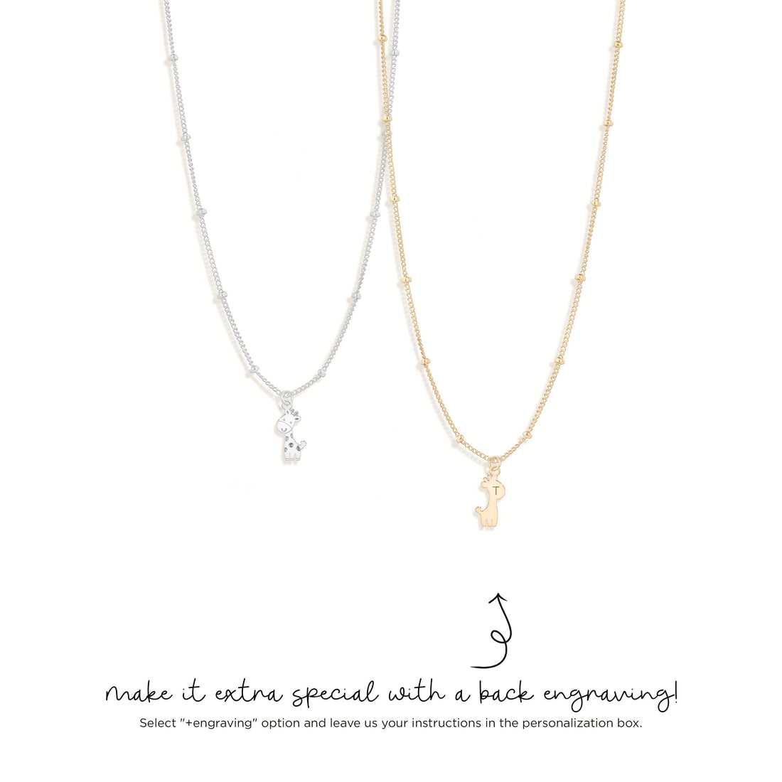 Giraffe Pendant Necklace