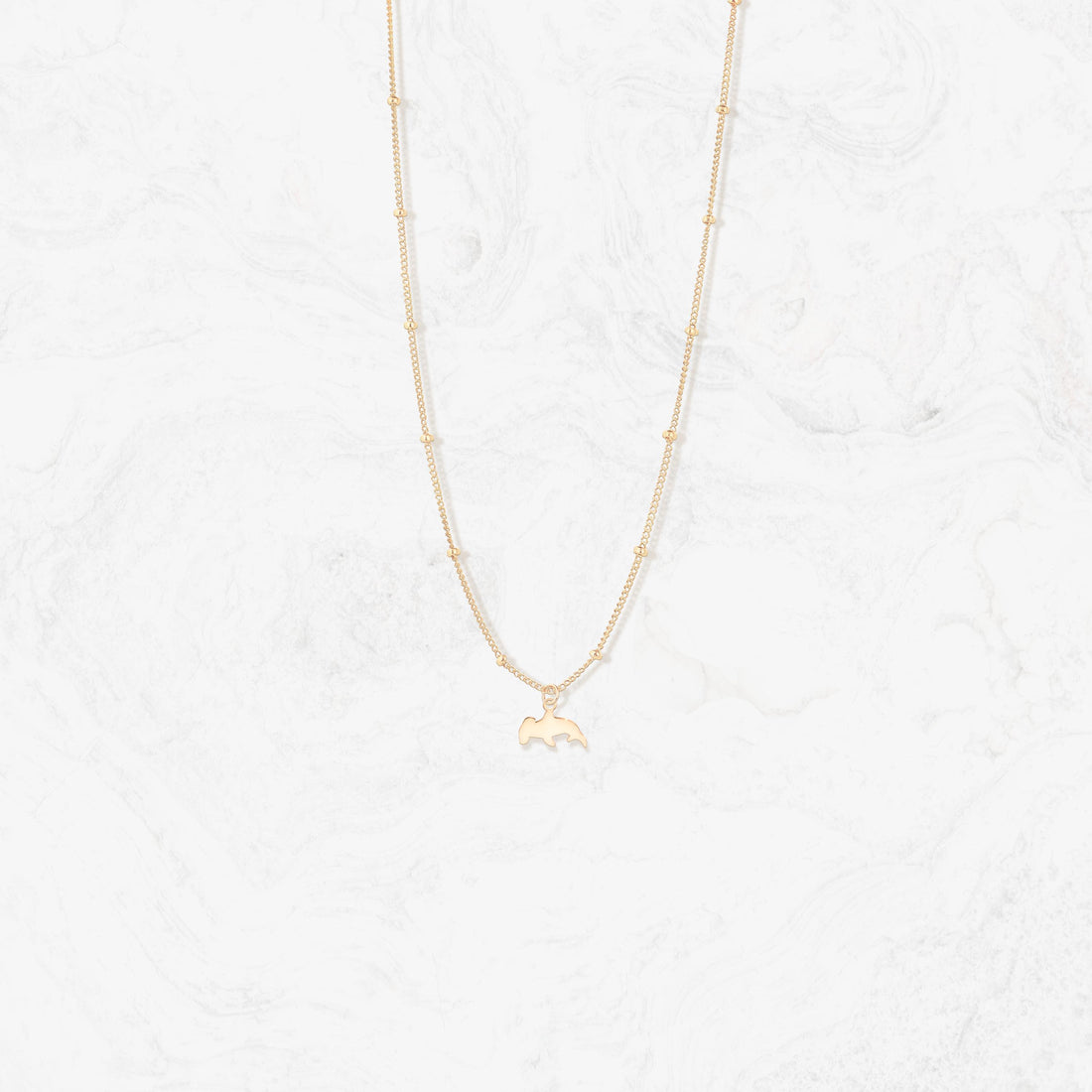 Hammerhead Shark Beady Necklace