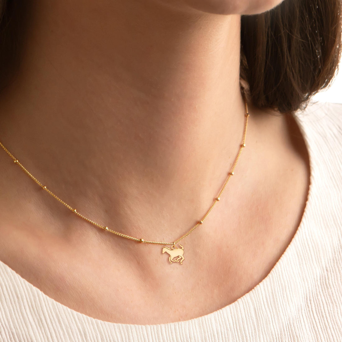 Horse Charm Necklace