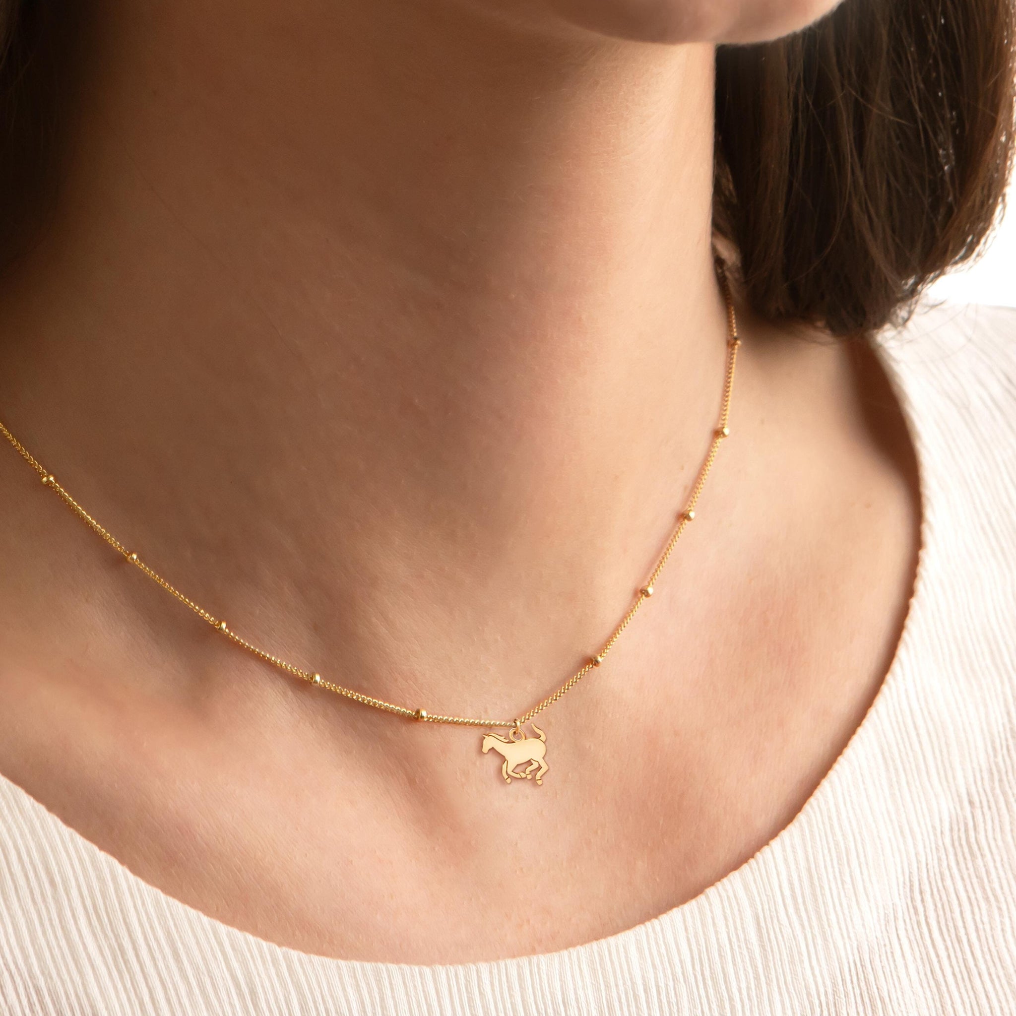 Horse Charm Necklace