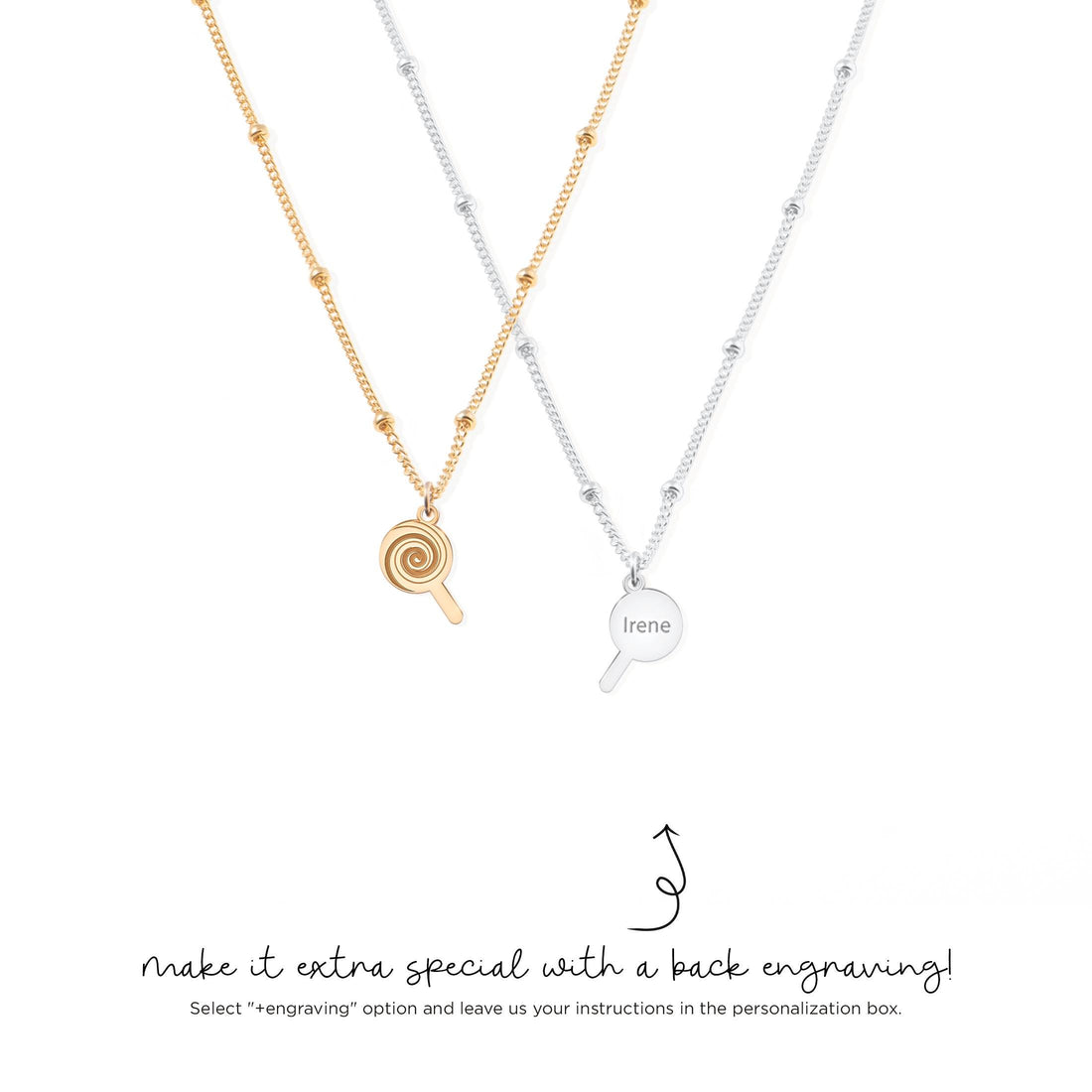 Lollipop Charm Necklace