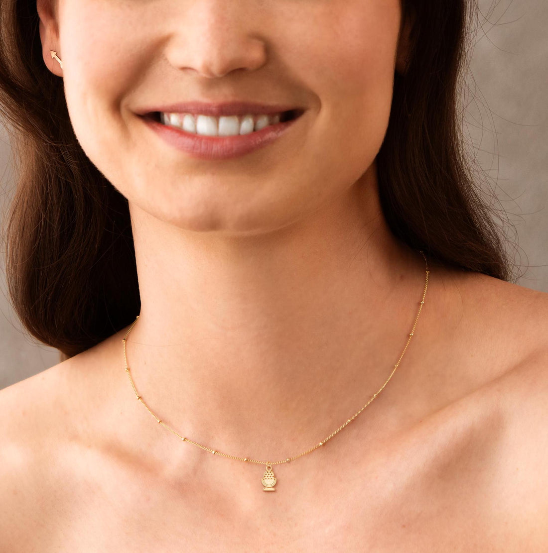Microphone Charm Necklace