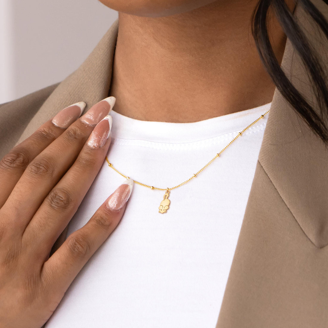 Mouse Charm Necklace