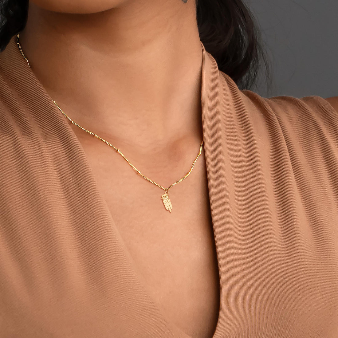 Otter Charm Necklace