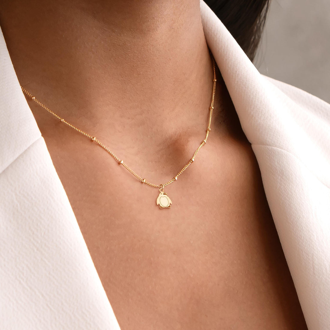 Penguin Charm Necklace