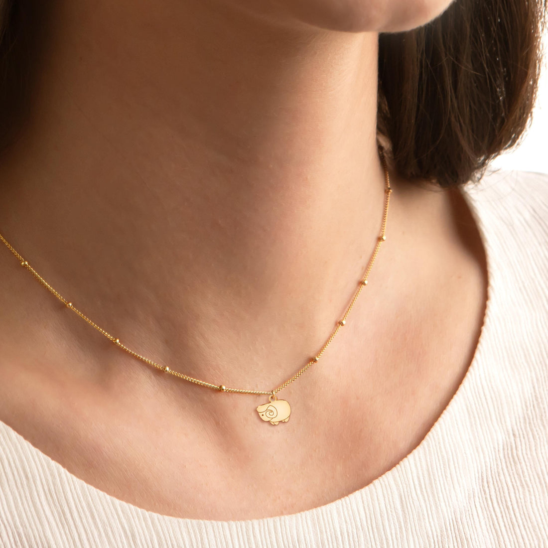Ram Charm Necklace