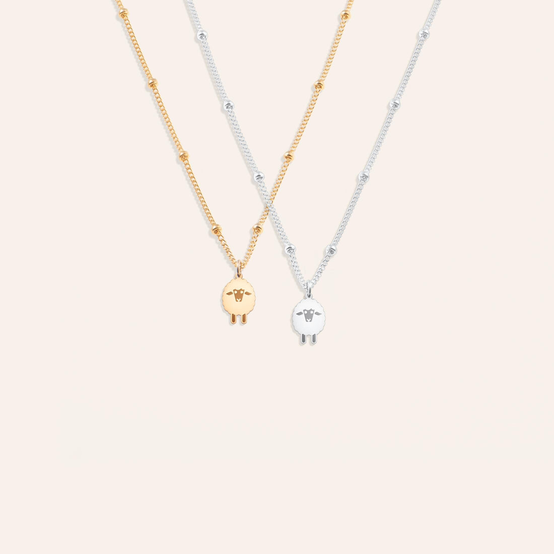 Sheep Charm Necklace