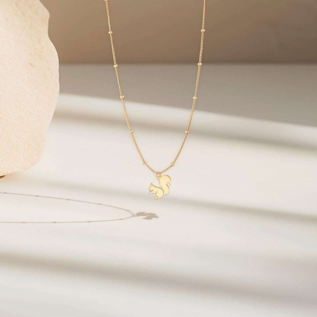 Squirrel Charm Necklace