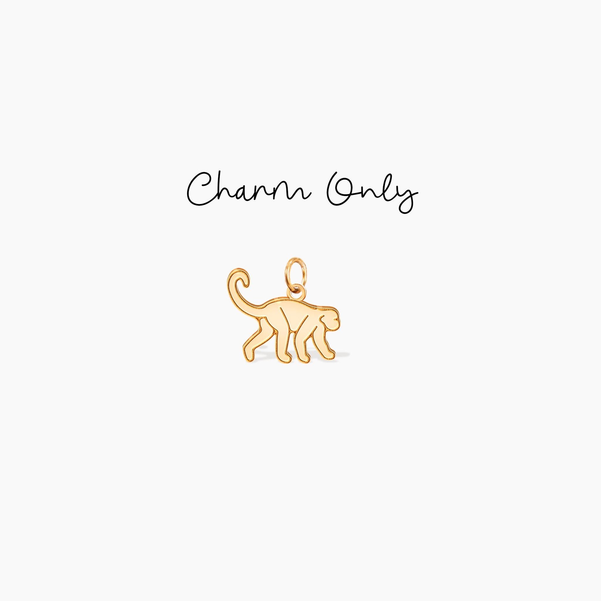 Monkey Pendant Necklace