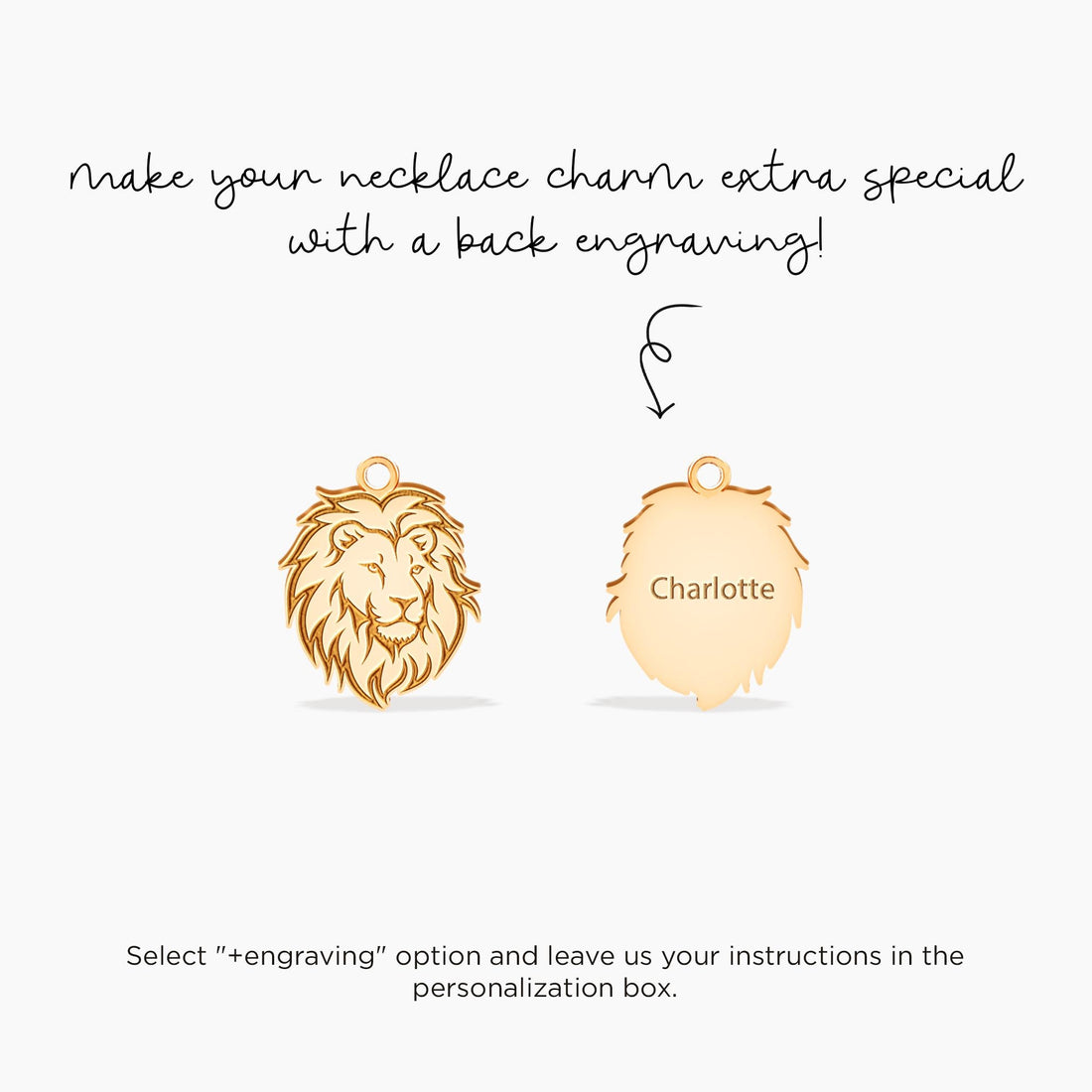 Leo Lion Head Charm