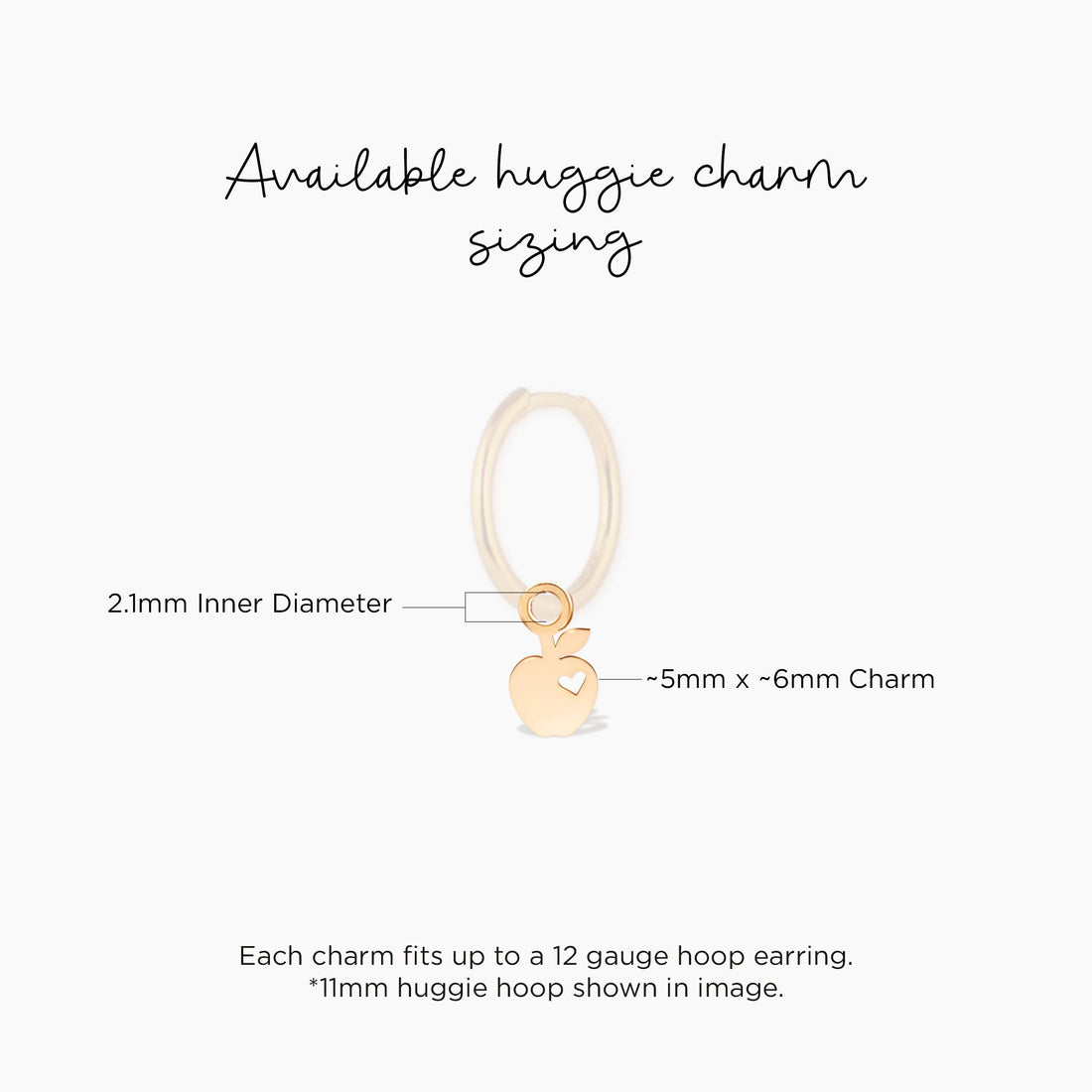 Apple Charm Earrings