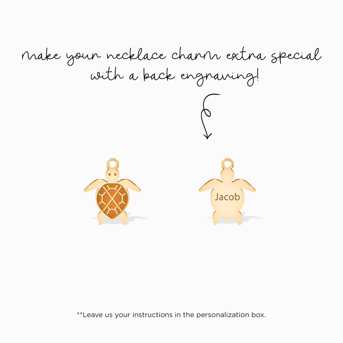 Sea Turtle Add on Pendant Necklace