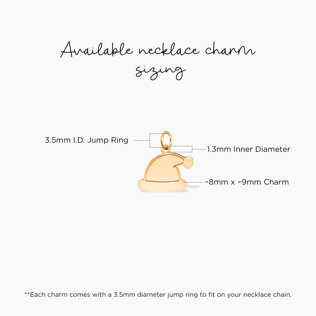 Santa Hat Pendant Necklace