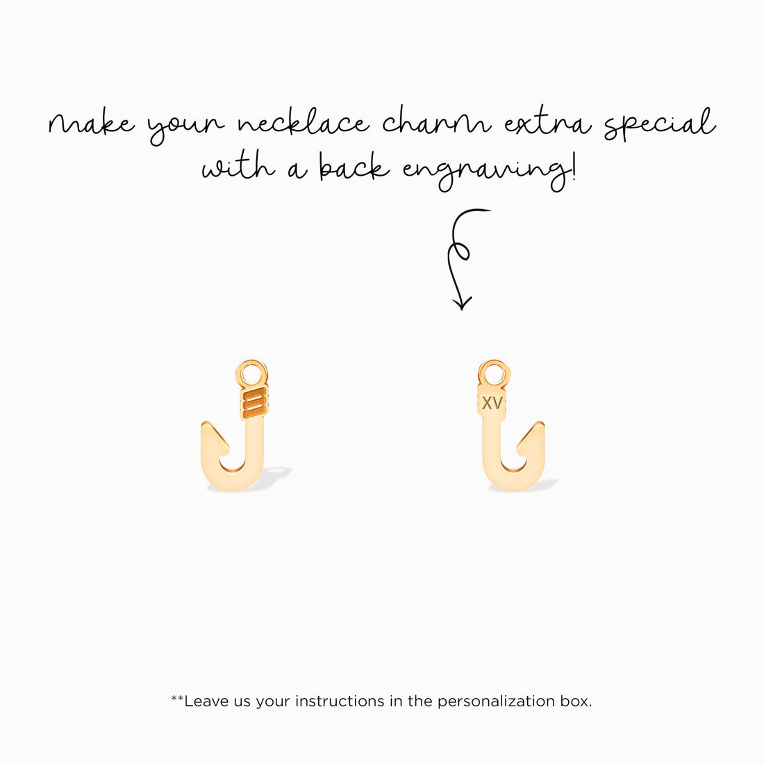 Fishing Hook Pendant Necklace