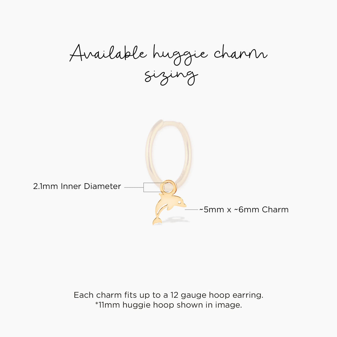 Leaping Dolphin Cutout Charm