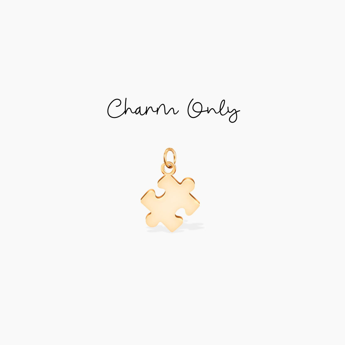 Puzzle Piece Charm Pendant