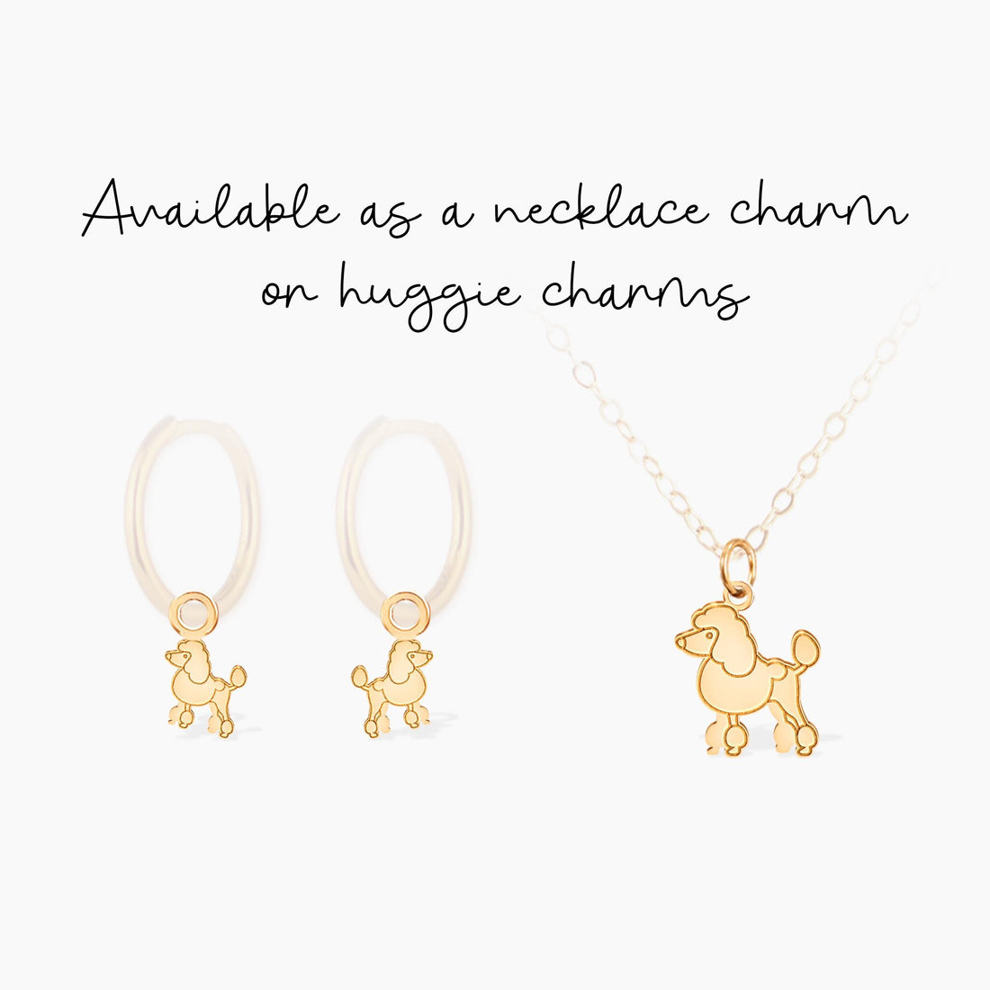 Poodle Pendant Necklace