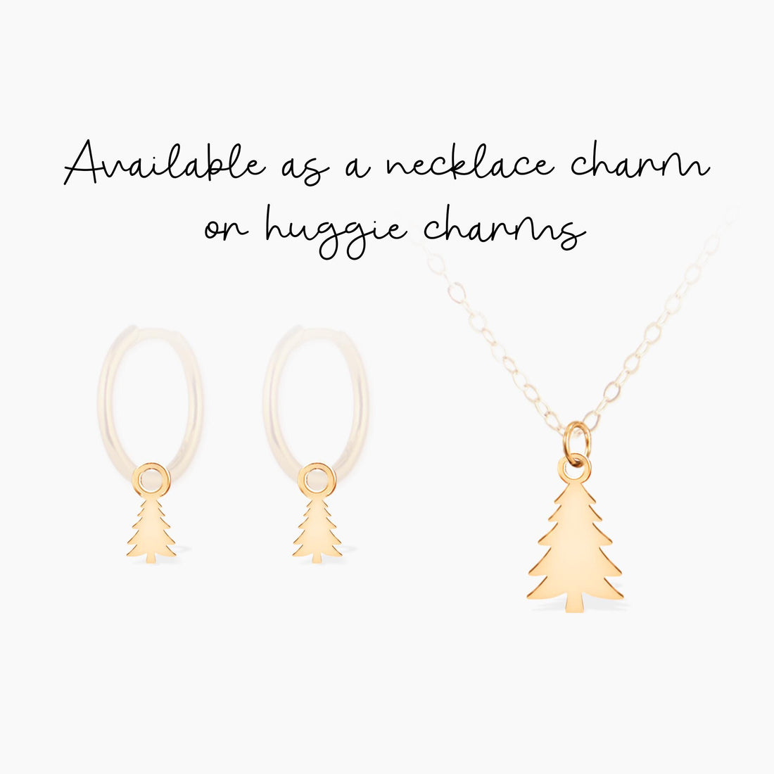 Pine Tree Pendant Necklace