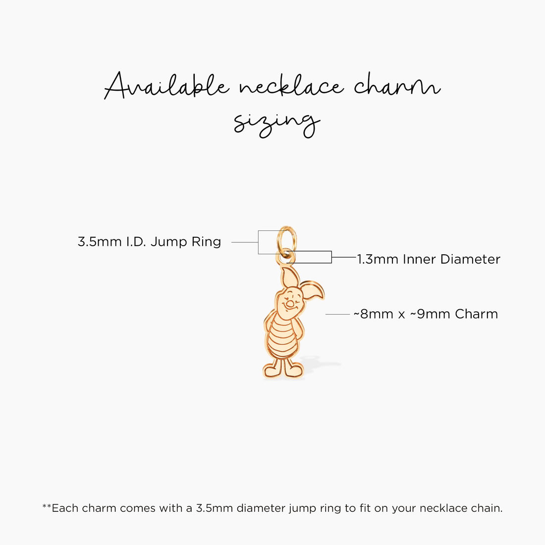 Piglet Pendant Necklace