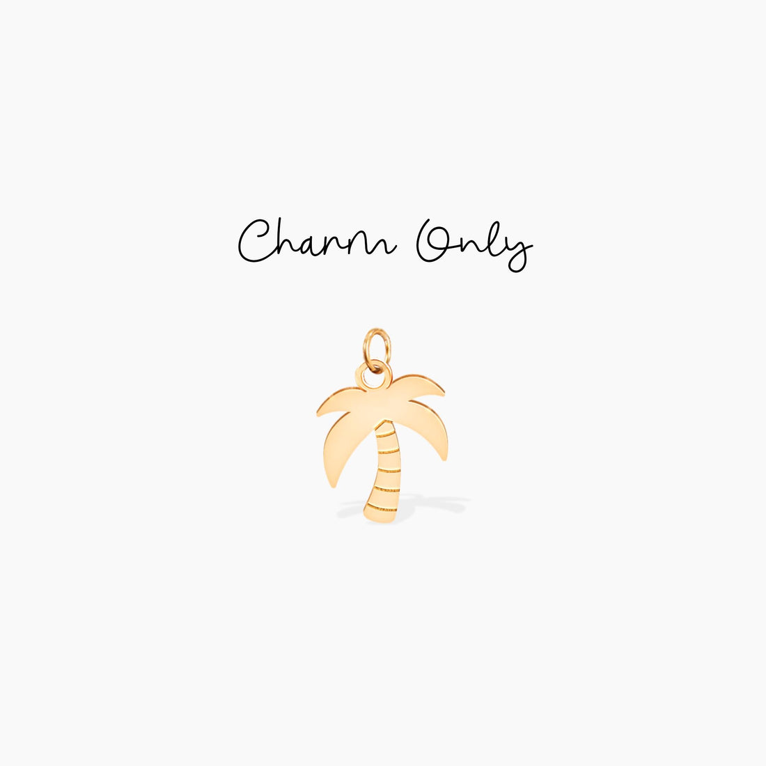 Palm Tree Charm Necklace