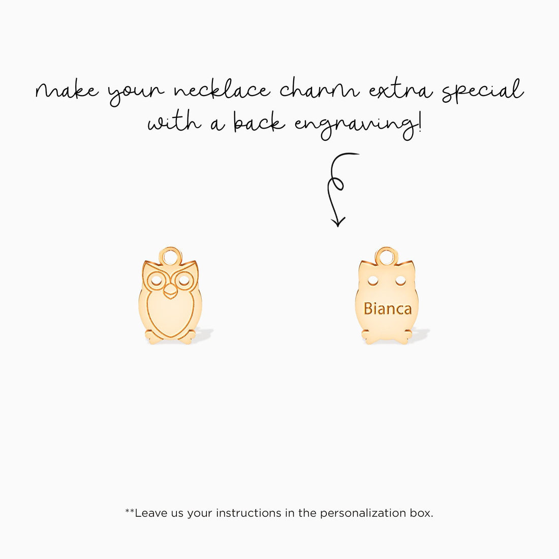Symbolic Owl Charm