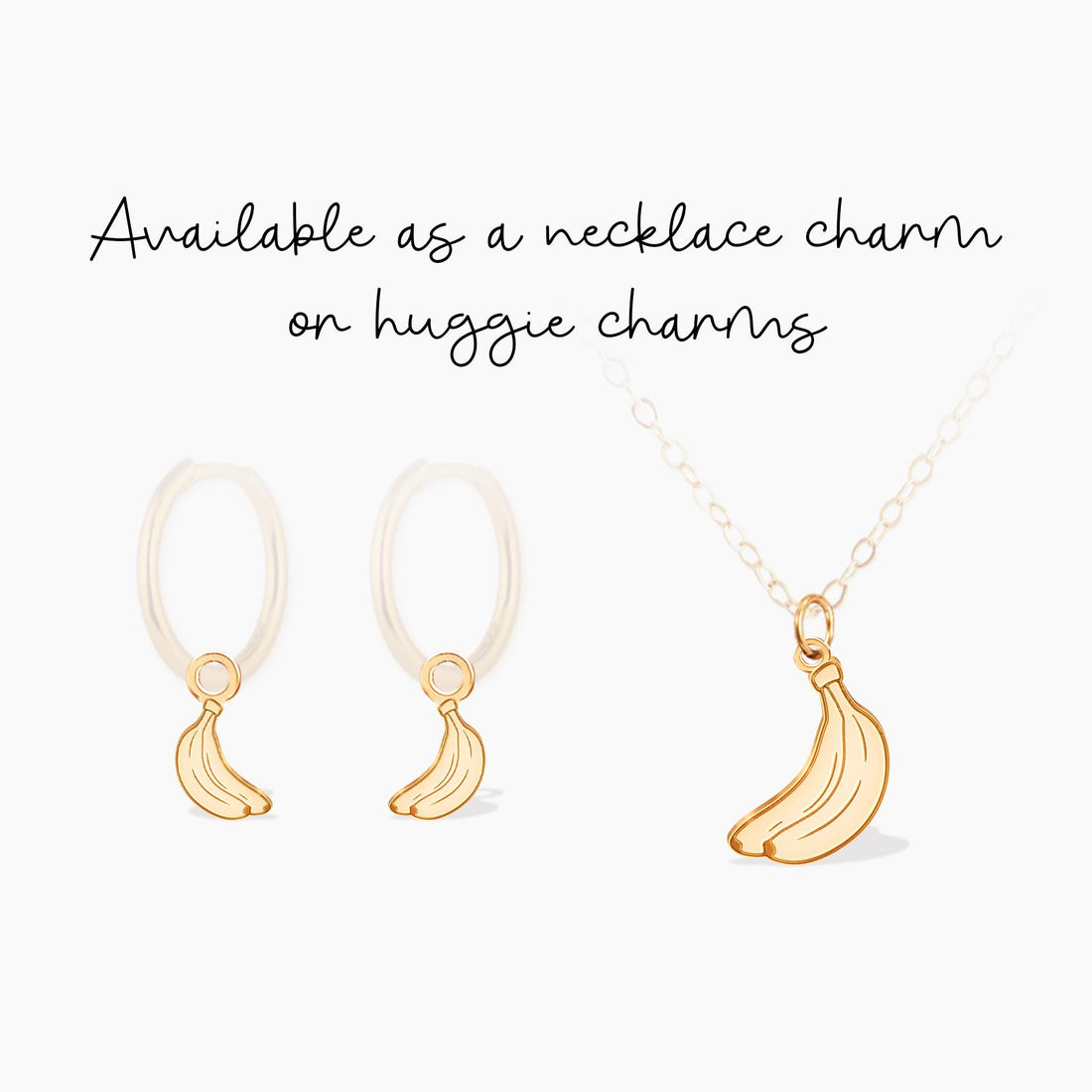 Banana Charm Earrings
