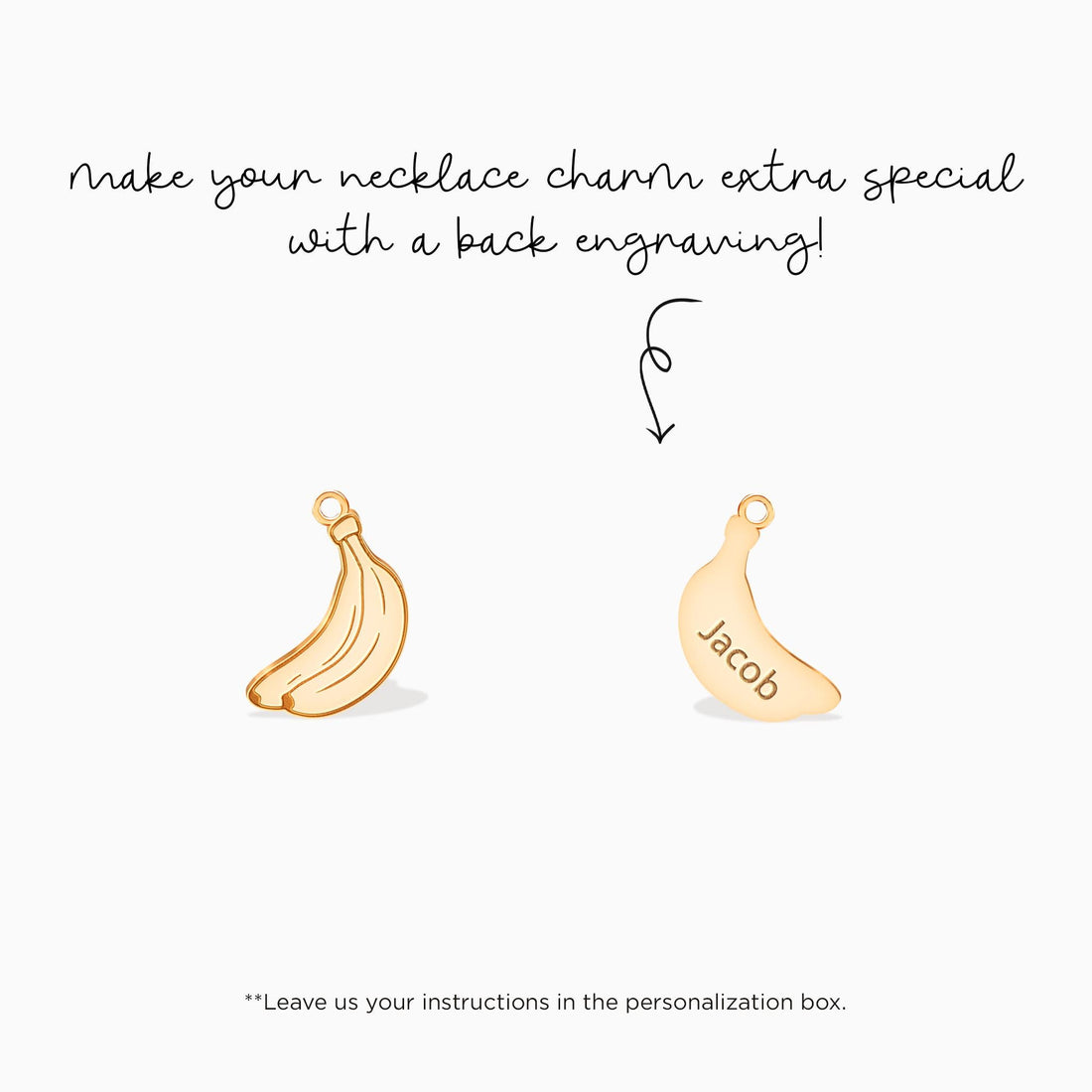 Banana Charm Earrings