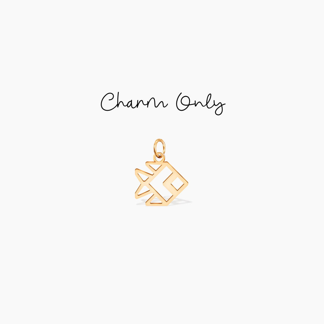 Fish Geometric Cutout Charm
