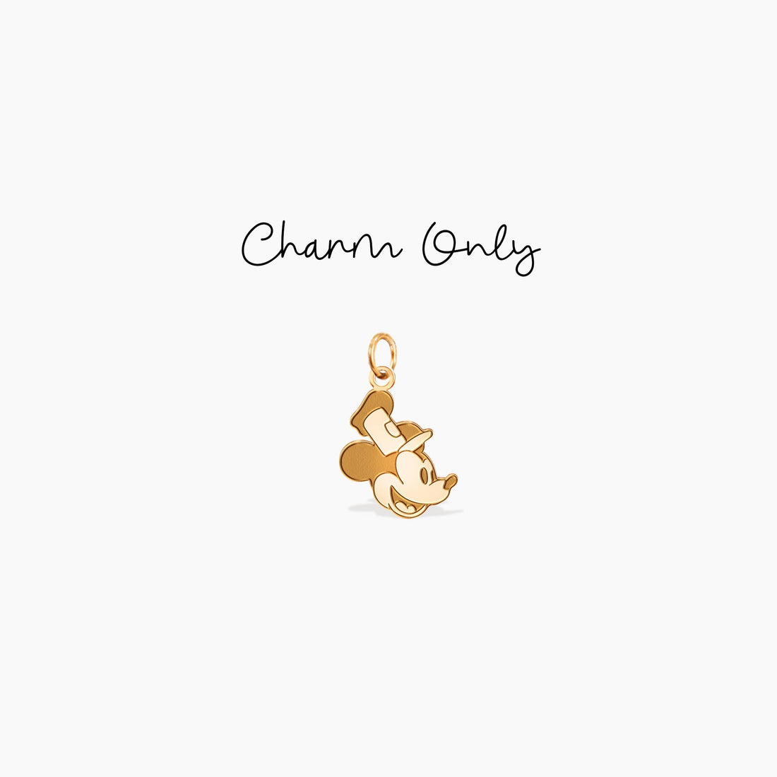 Mouse Charm Huggie Hoops