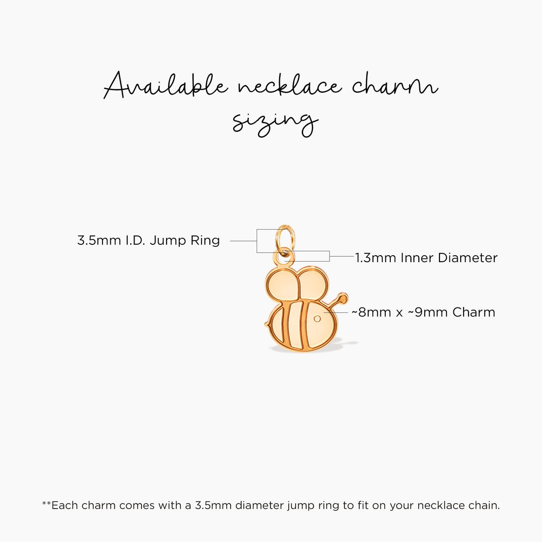 Bumble Bee Striped Charm
