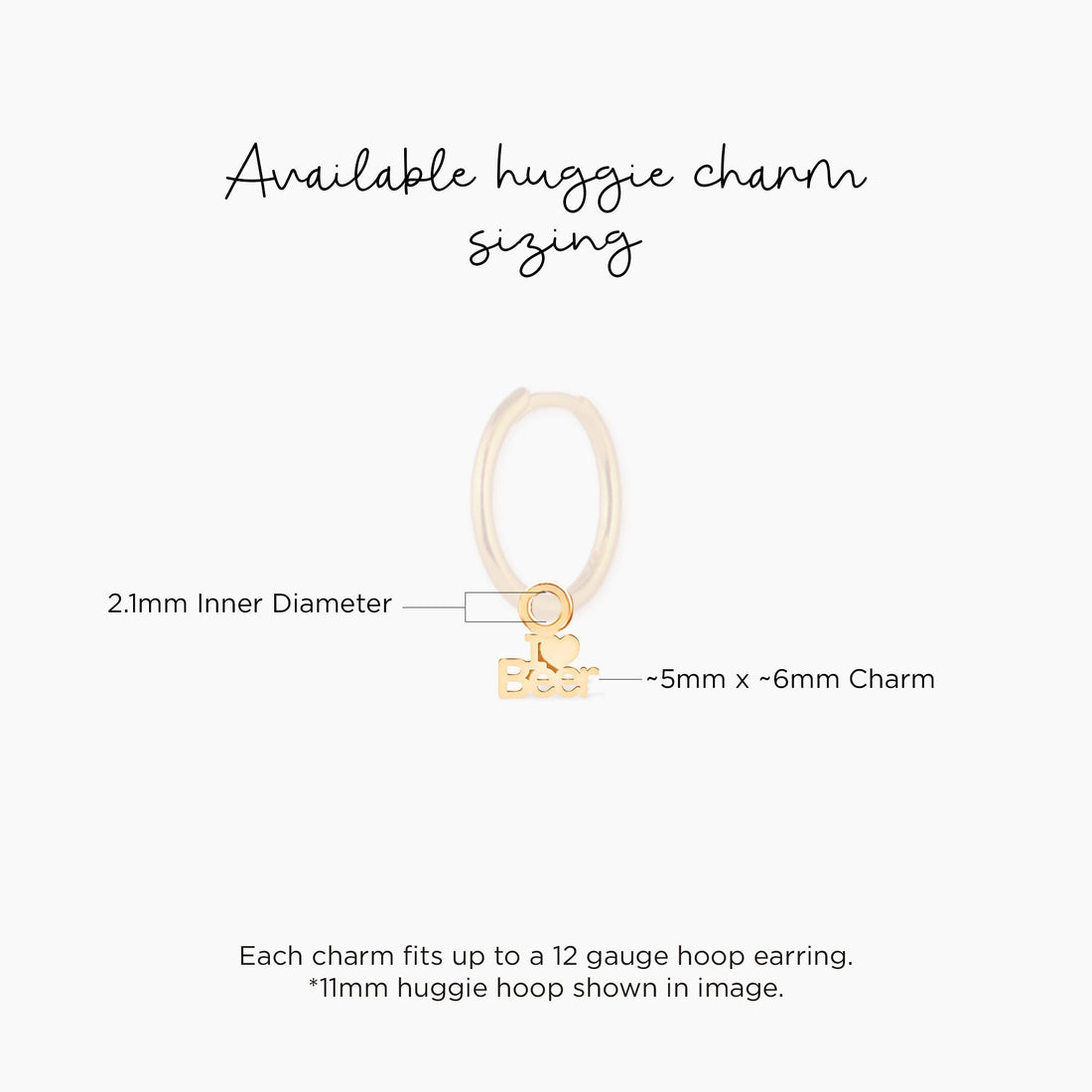 I Love Beer Charm
