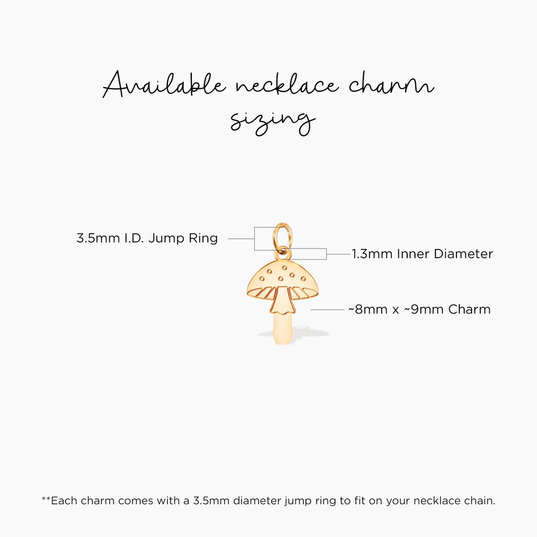 Mushroom Pendant Necklace
