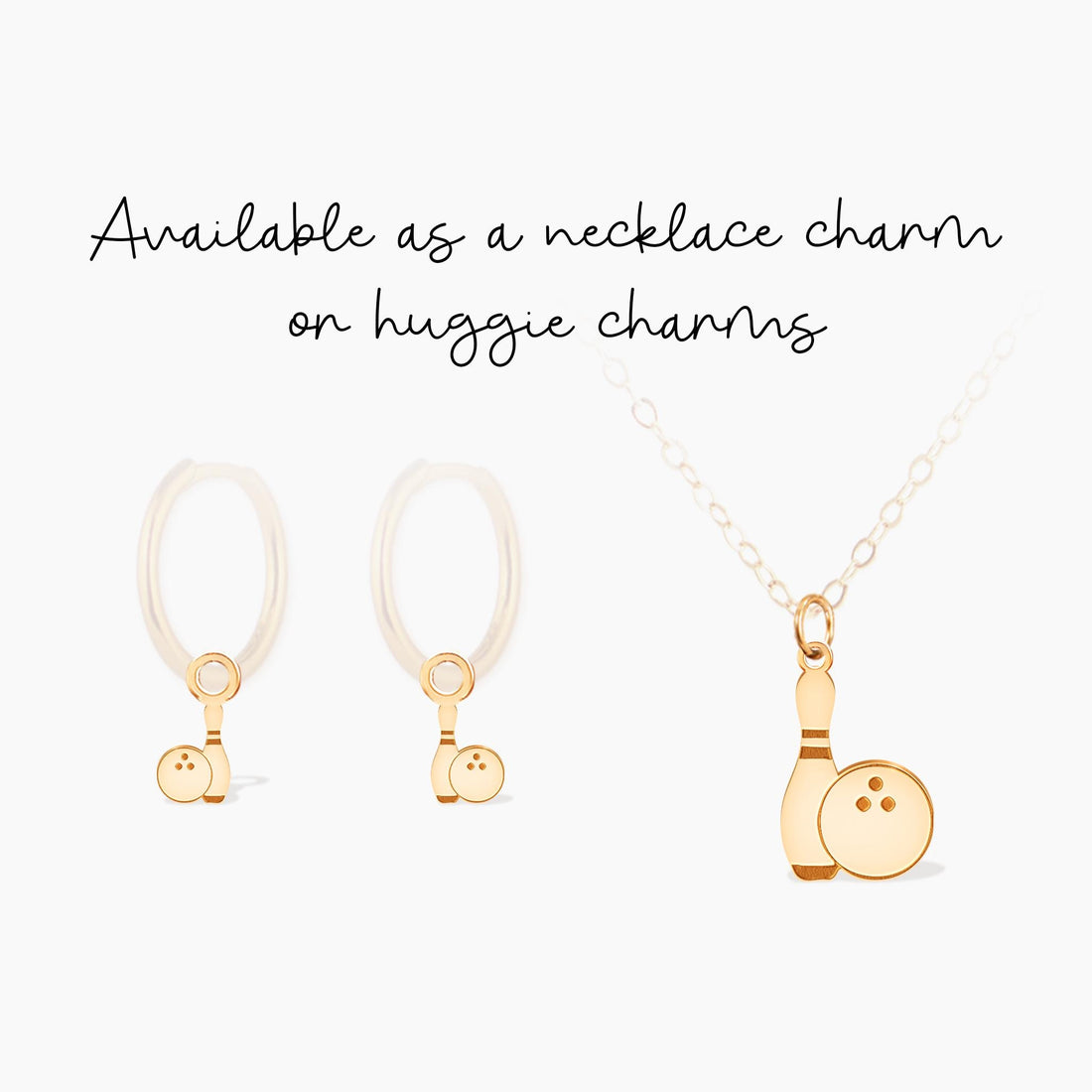 Bowling Pin And Ball Charm