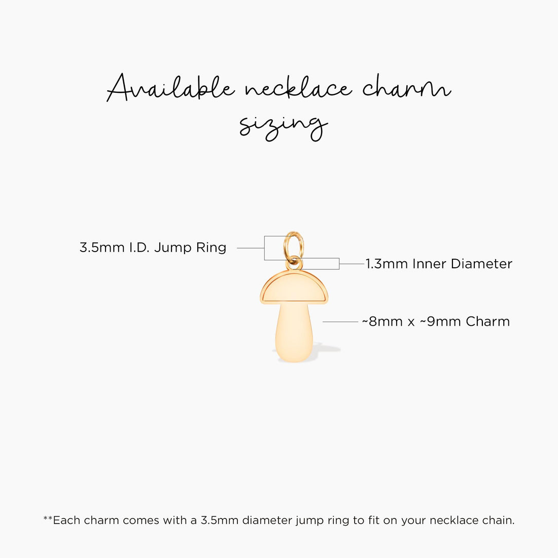 Mushroom Pendant Necklace