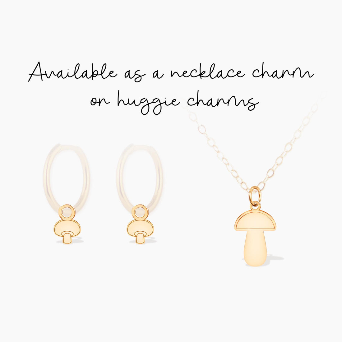Mushroom Pendant Necklace