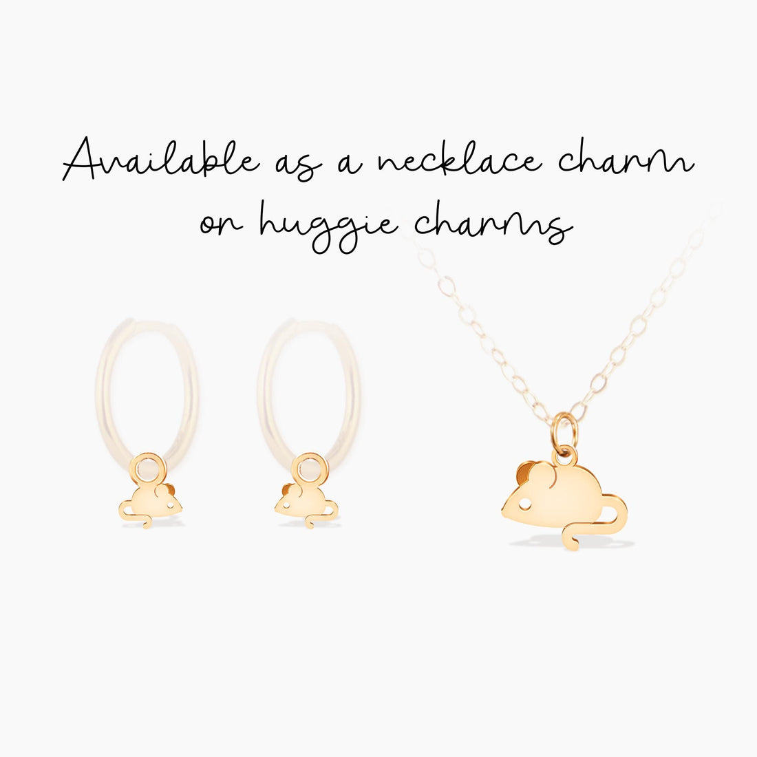 Mouse Pendant Necklace