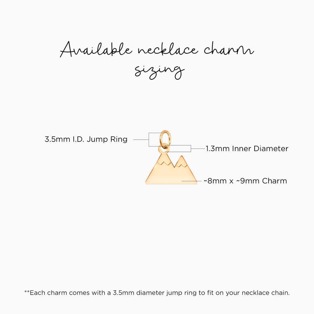 Mountain Pendant Necklace