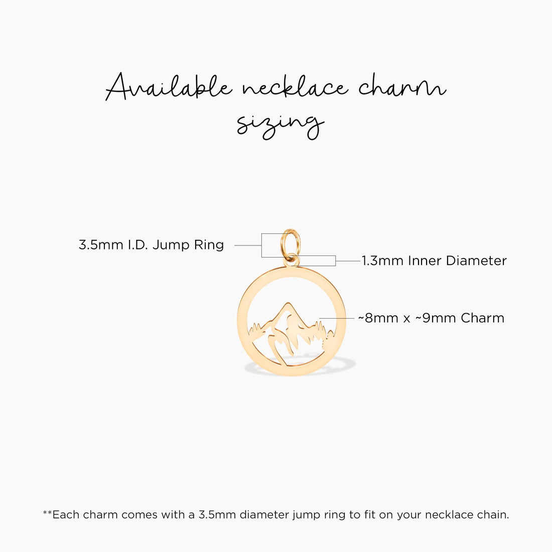 Mountain Pendant Necklace