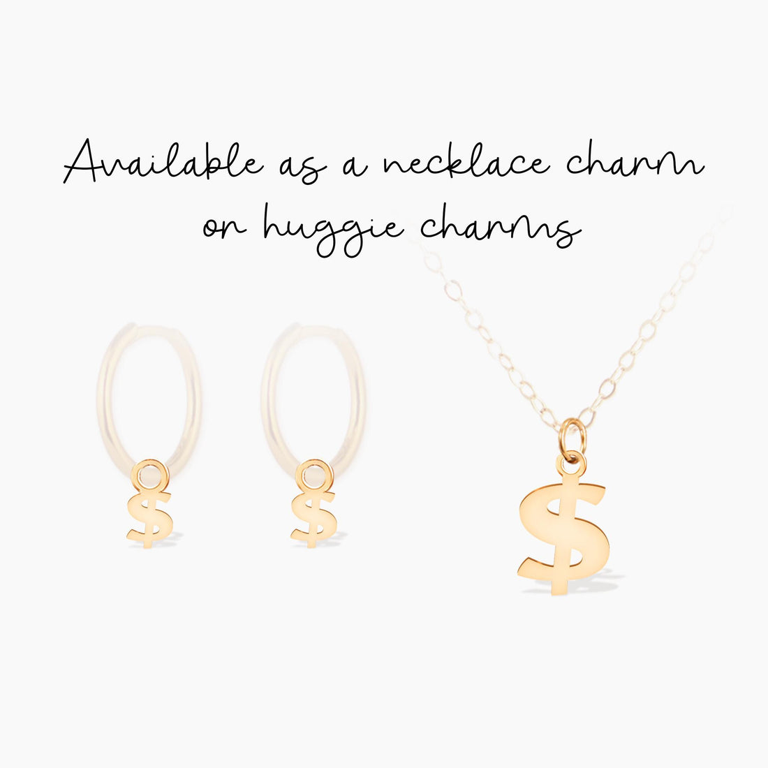 Dollar Sign Charm Pendant