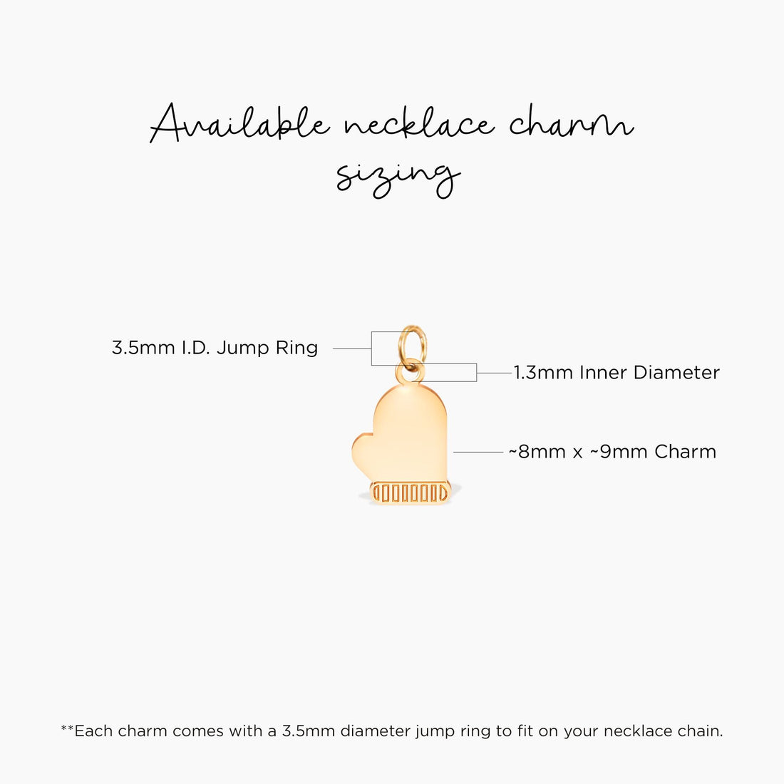 Mitten Pendant Necklace