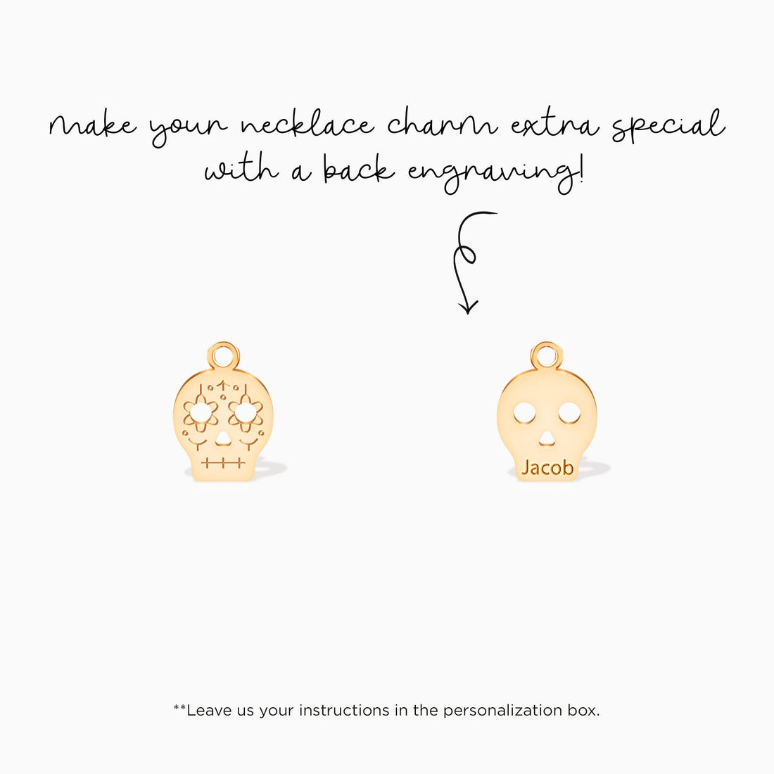Sugar Skull Pendant Necklace