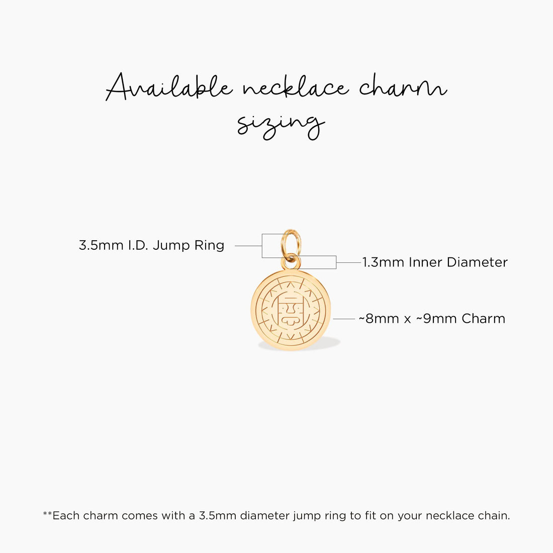Aztec Motif Disc Charm