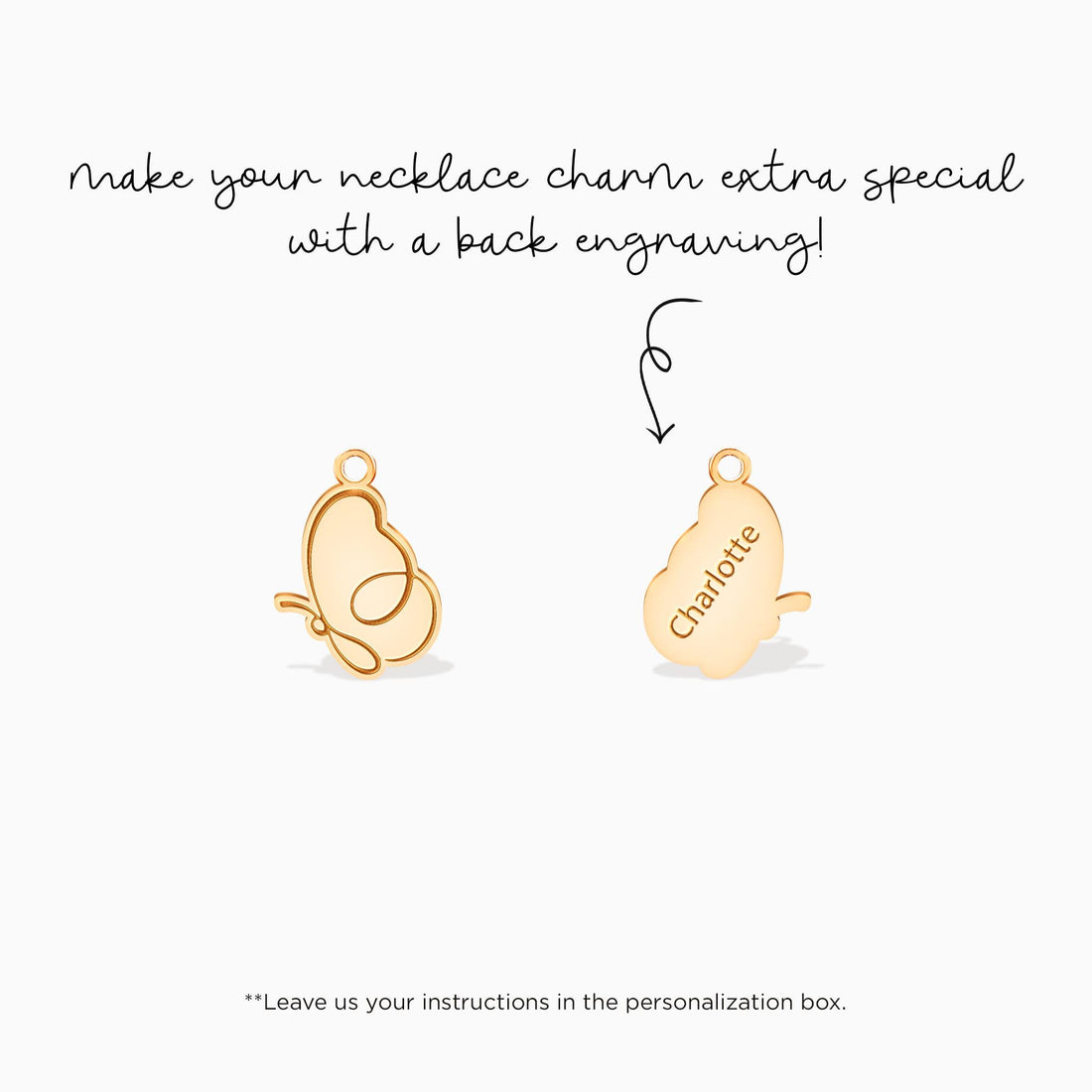 Butterfly Pendant Charm