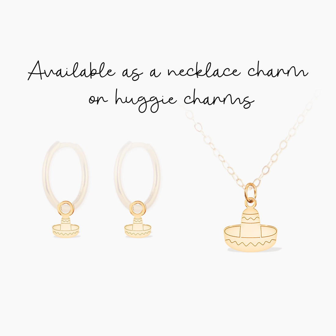 Sombrero Pendant Necklace
