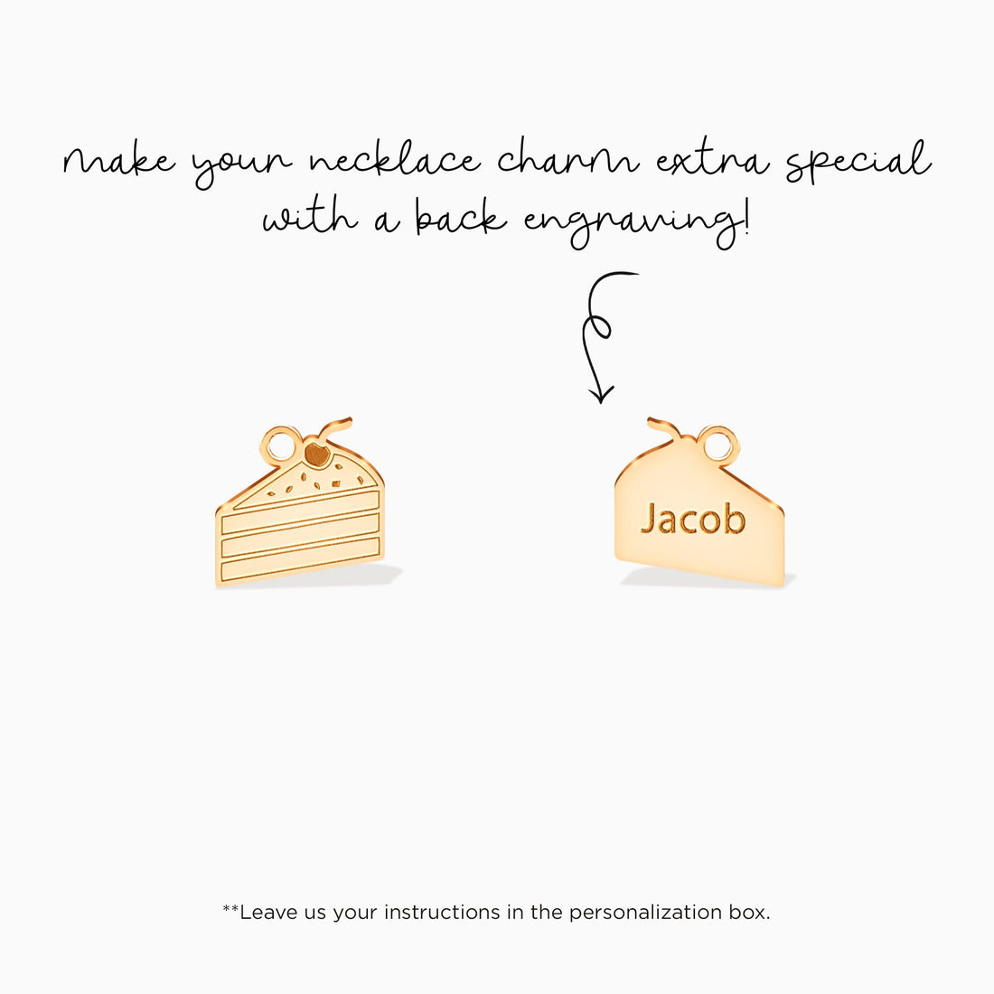 Cake Charm Necklace