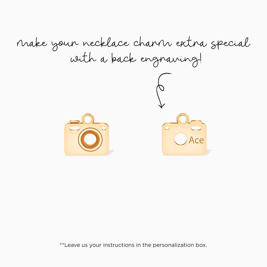 Camera Pendant Necklace