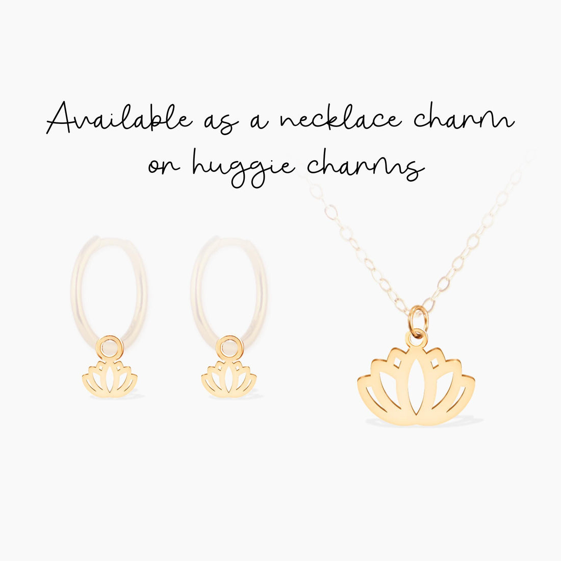 Lotus Flower Pendant Necklace